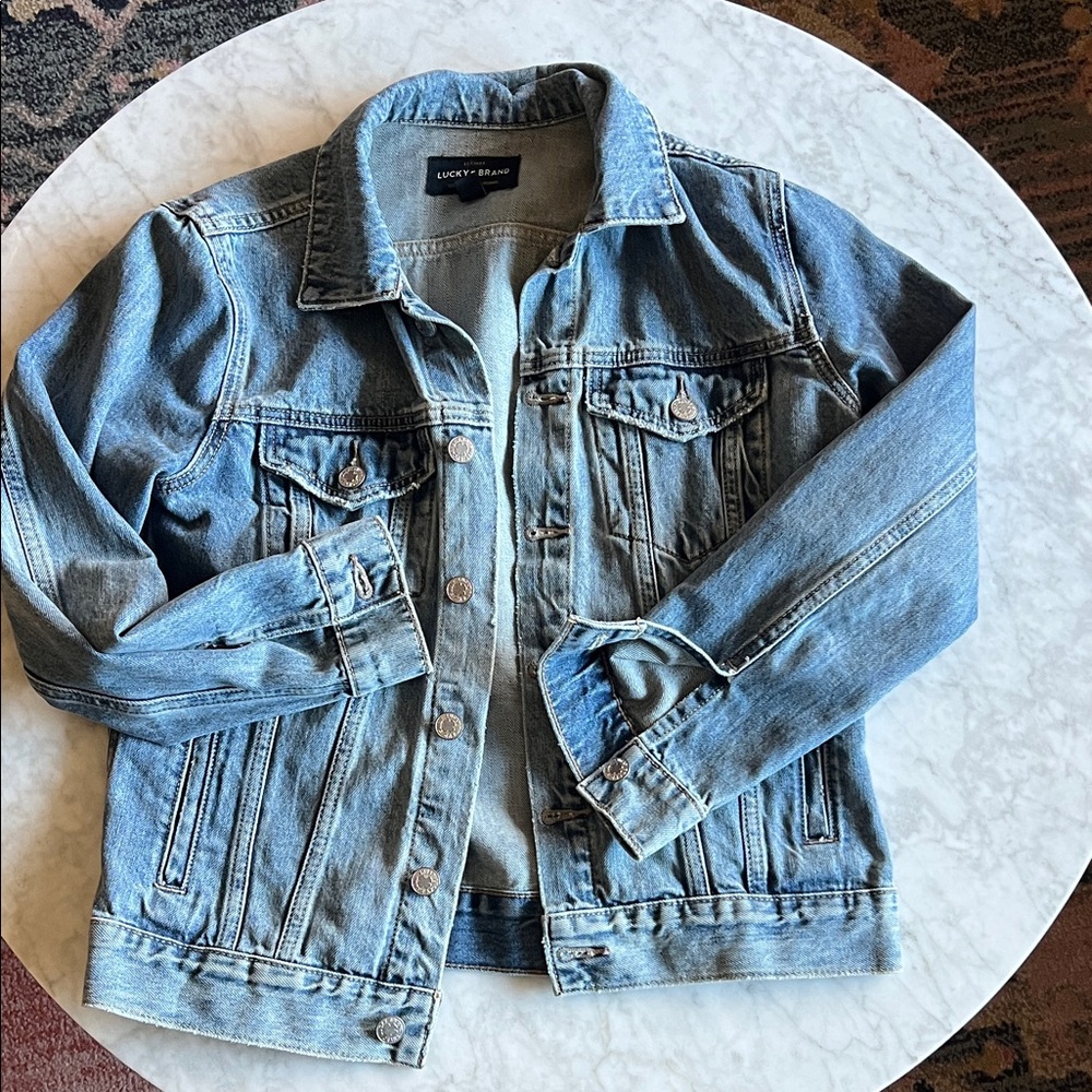 Lucky Brand Light Blue Denim Jacket